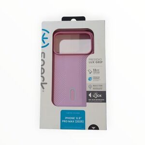 Nn4-O Speck Presidio Lux Grip ClickLock Case Apple iPhone 17 Pro Max Pink Fade